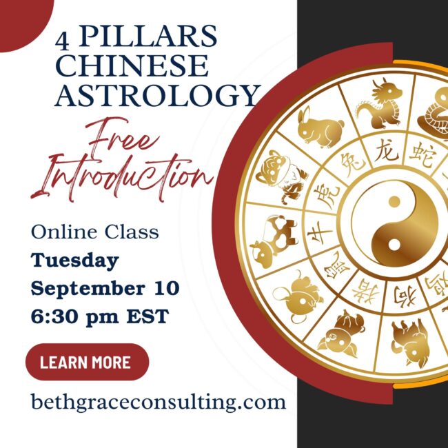 4 Pillars Chinese Astrology - Free Introduction Class